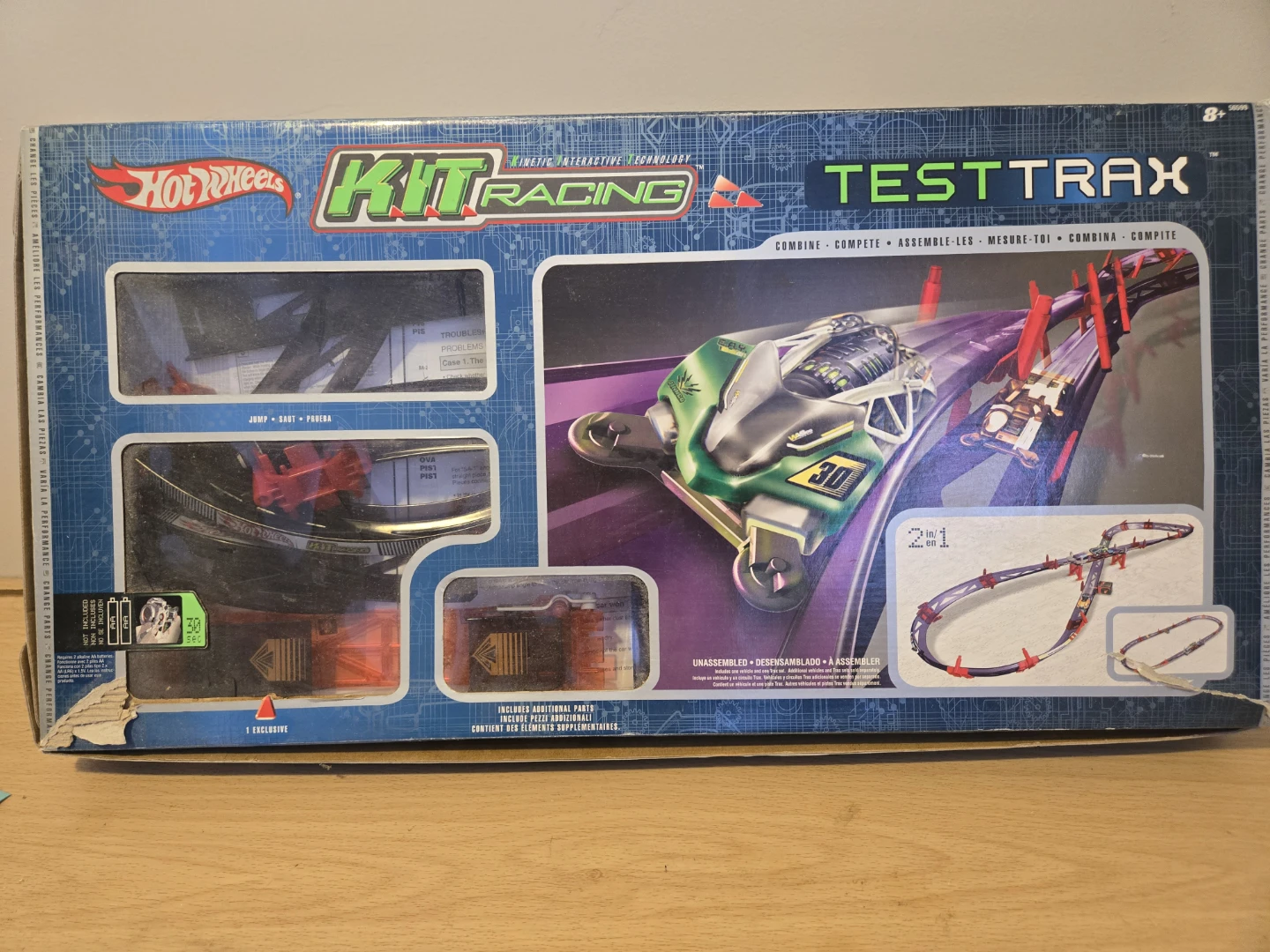 Hot Wheels Kit Racing Test Trax Toy Car Track Set