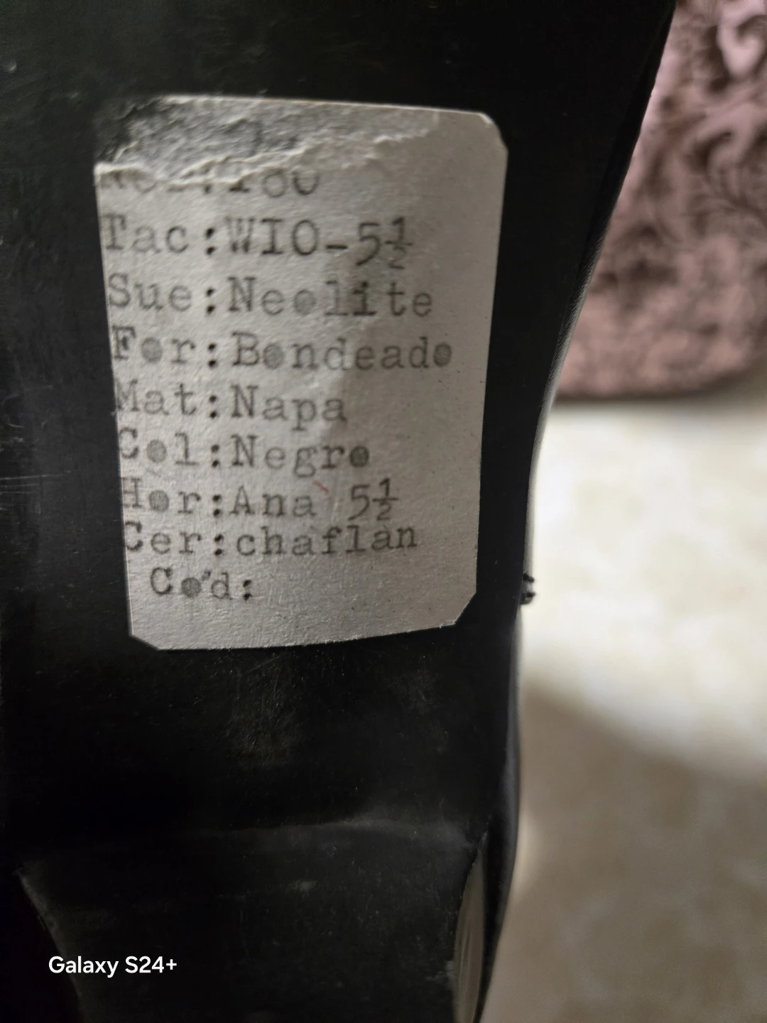Black Napa Leather Ankle Boots - Size 5 1/2 - photo 4