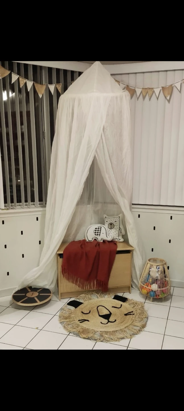 Pottery Barn kids white canopy - photo 3