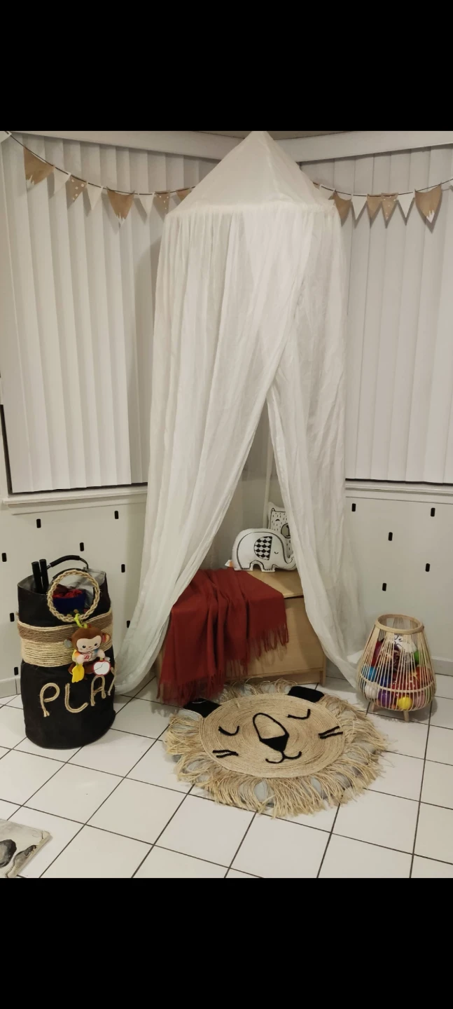 Pottery Barn kids white canopy - photo 5