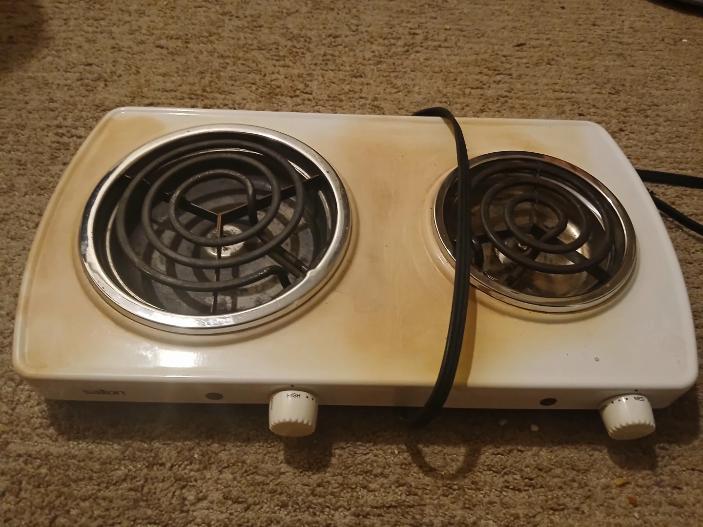 Salton Double Burner Electric Hot Plate