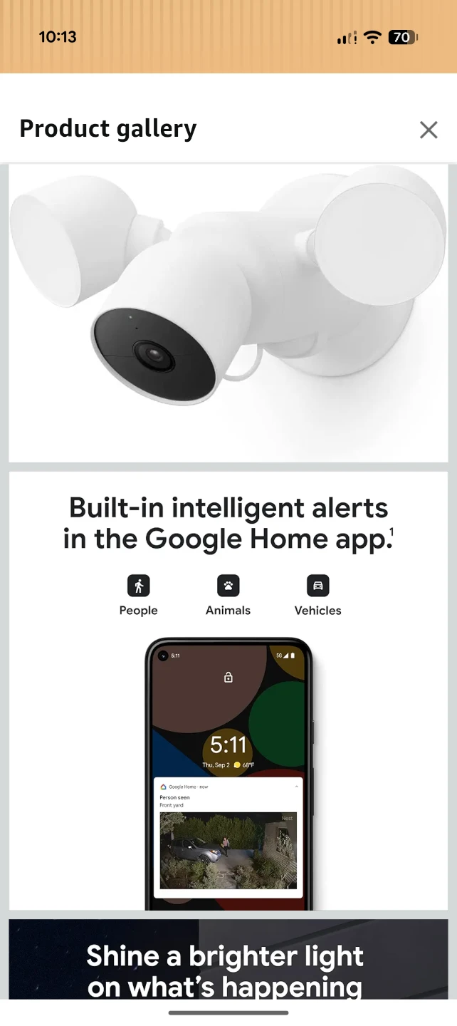 Google Nest Cam with Floodlight