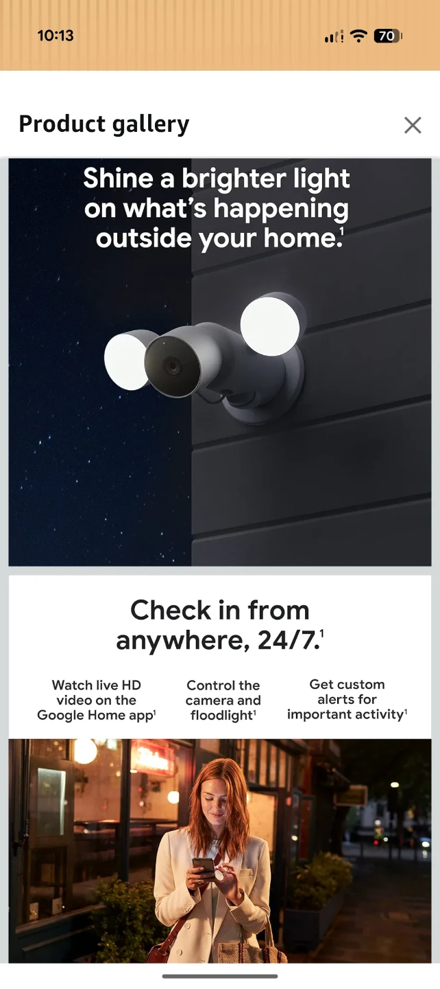 Google Nest Cam with Floodlight - photo 2
