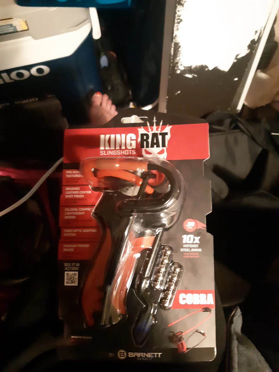 Barnett King Rat Slingshots Cobra with 10x Steel Ammo