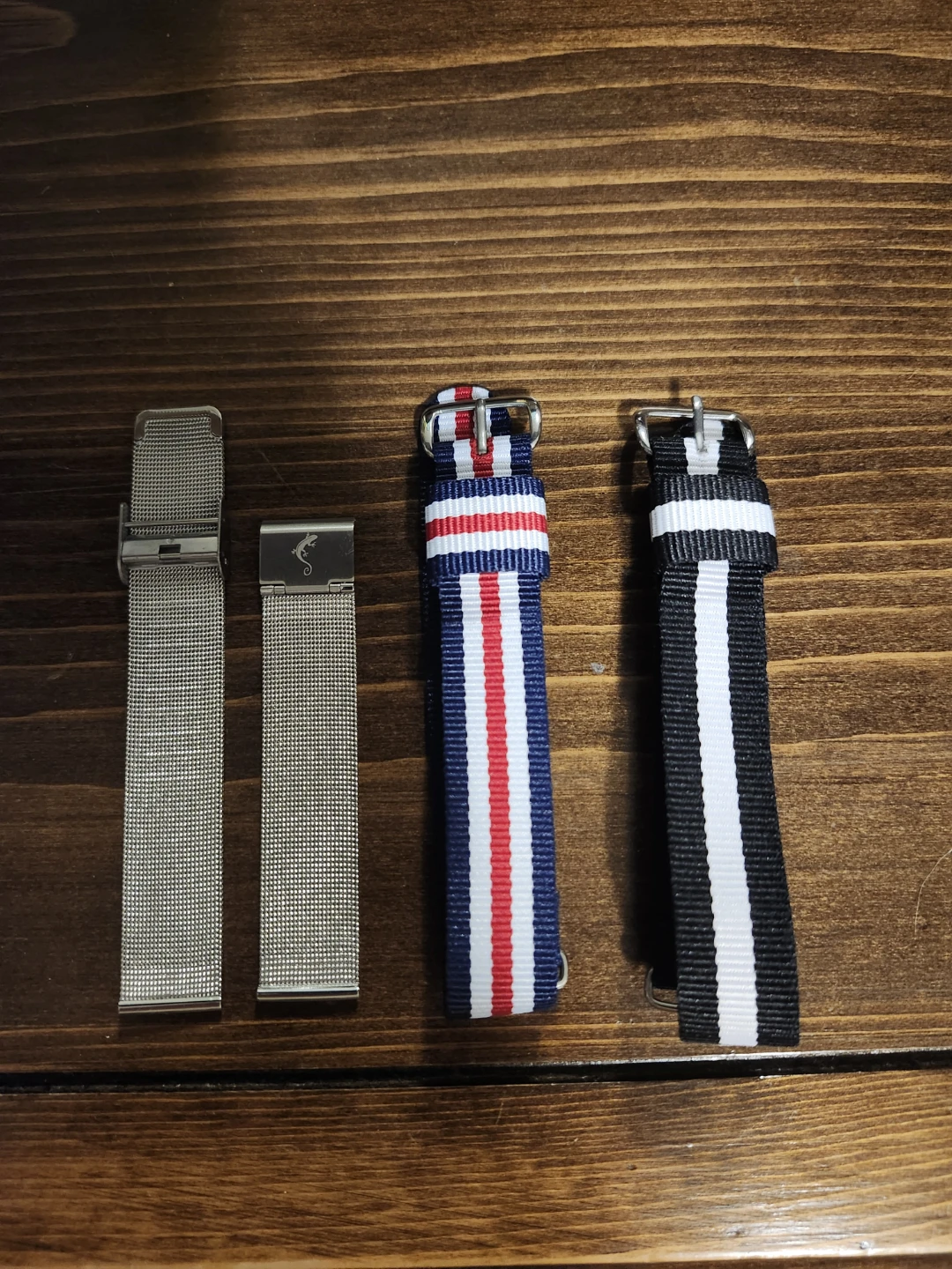 Watch Bands - Stainless Steel and Fabric