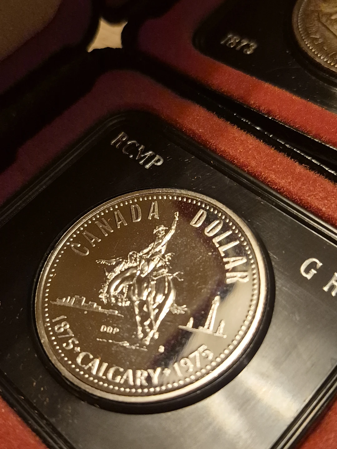 1975 silver dollar coin