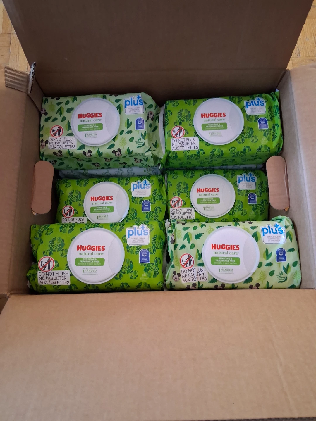 Huggies Plus Natural Care Gentle Clean Wipes (7 Packs) - photo 4