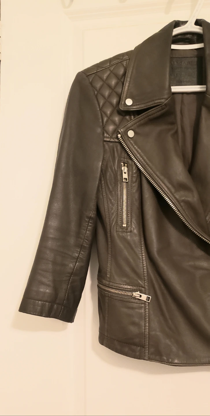 ALLSAINTS Limited Edition Leather Jacket (Size : Woman Small) - photo 5