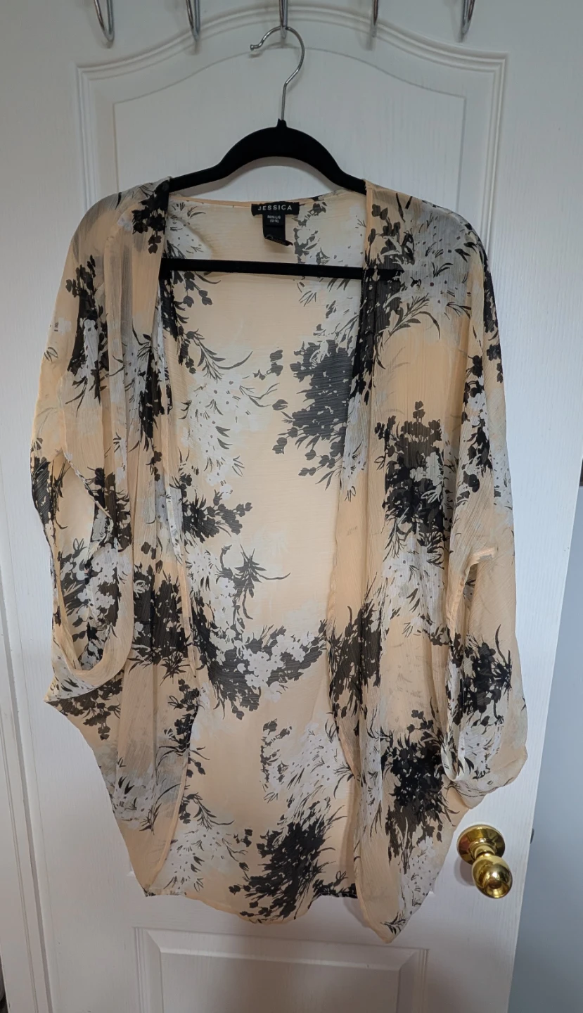 Jessica Women's Floral Kimono Cardigan M/L