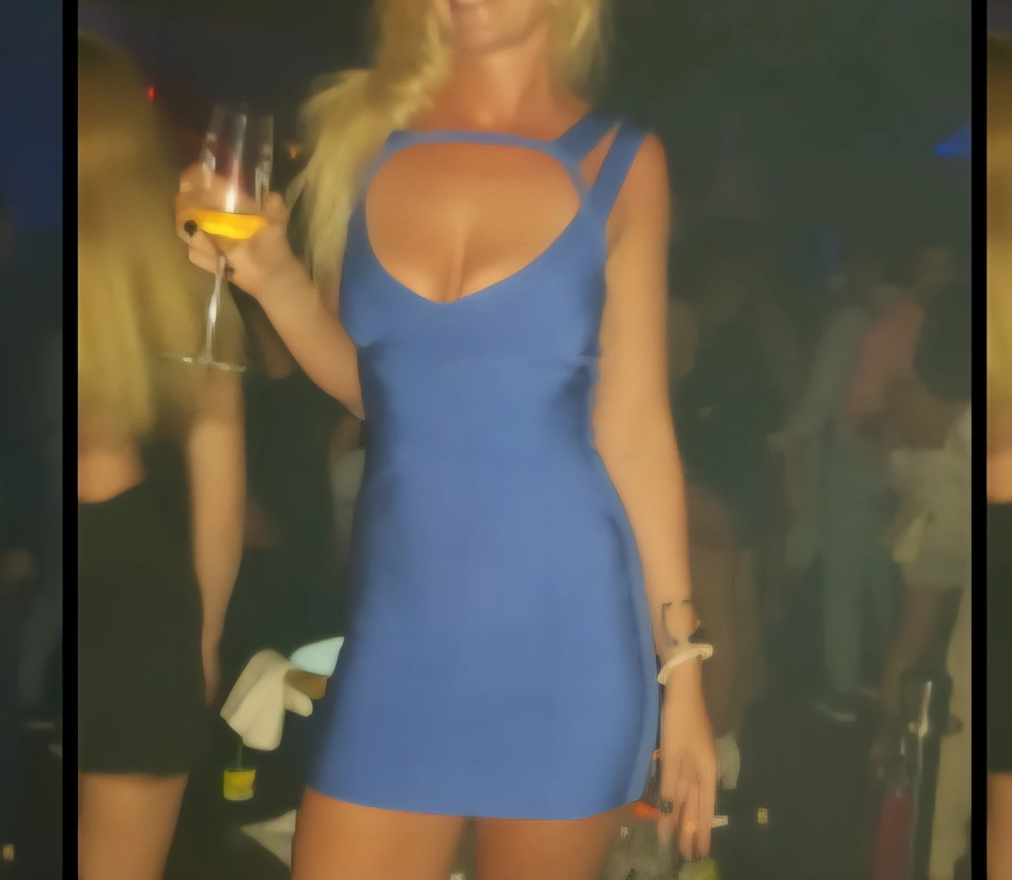 Guess by Marciano Blue Bandage Dress - photo 5