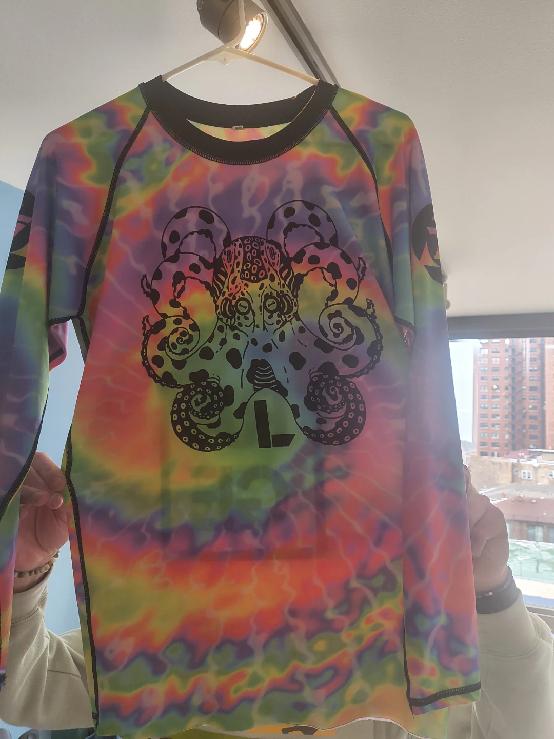 Leverage Octopus Tie-Dye Long Sleeve Shirt - photo 2