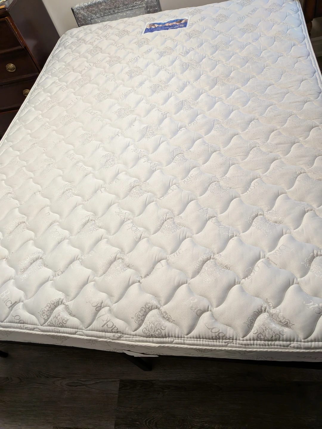 Free Queen mattress and bed rails - photo 2