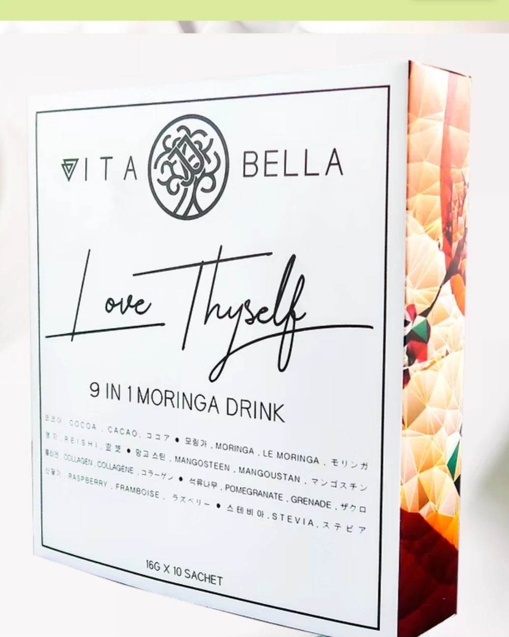Vita Bella 9 in 1 Moringa Drink Mix - 10 Sachets - photo 2