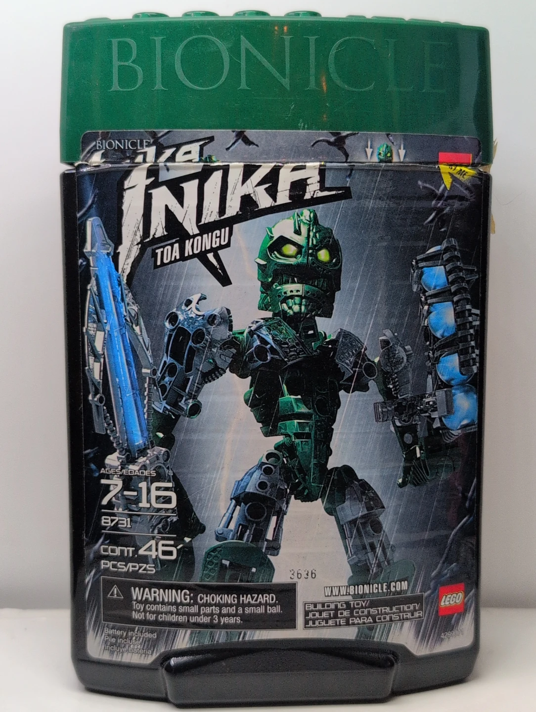 LEGO Bionicle Inika Toa Kongu Building Toy