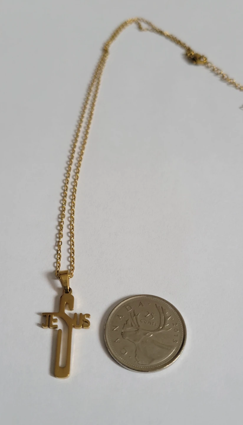 Jesus Cross Pendant Necklace - photo 3