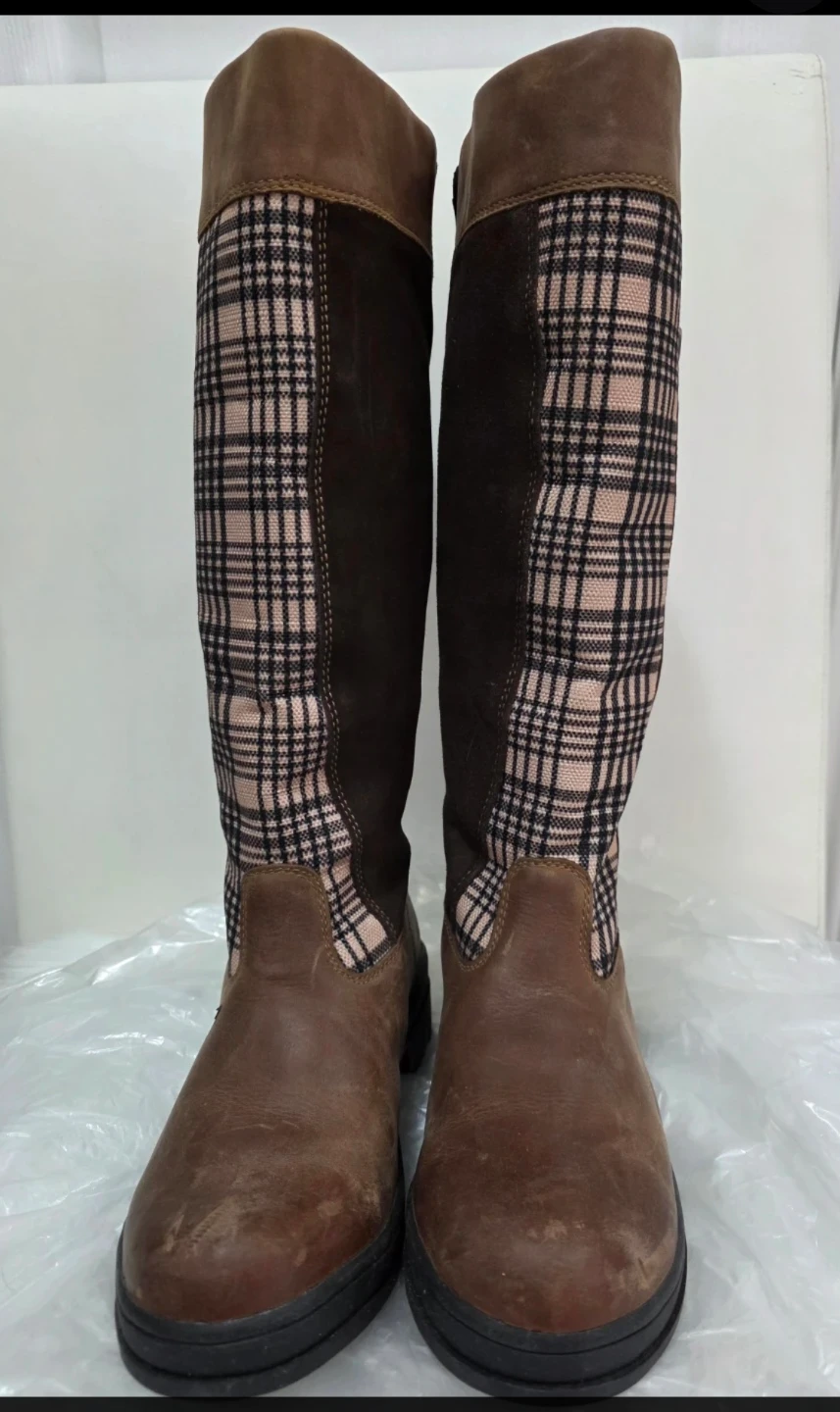 Ariat Waterproof Plaid Tall Boots