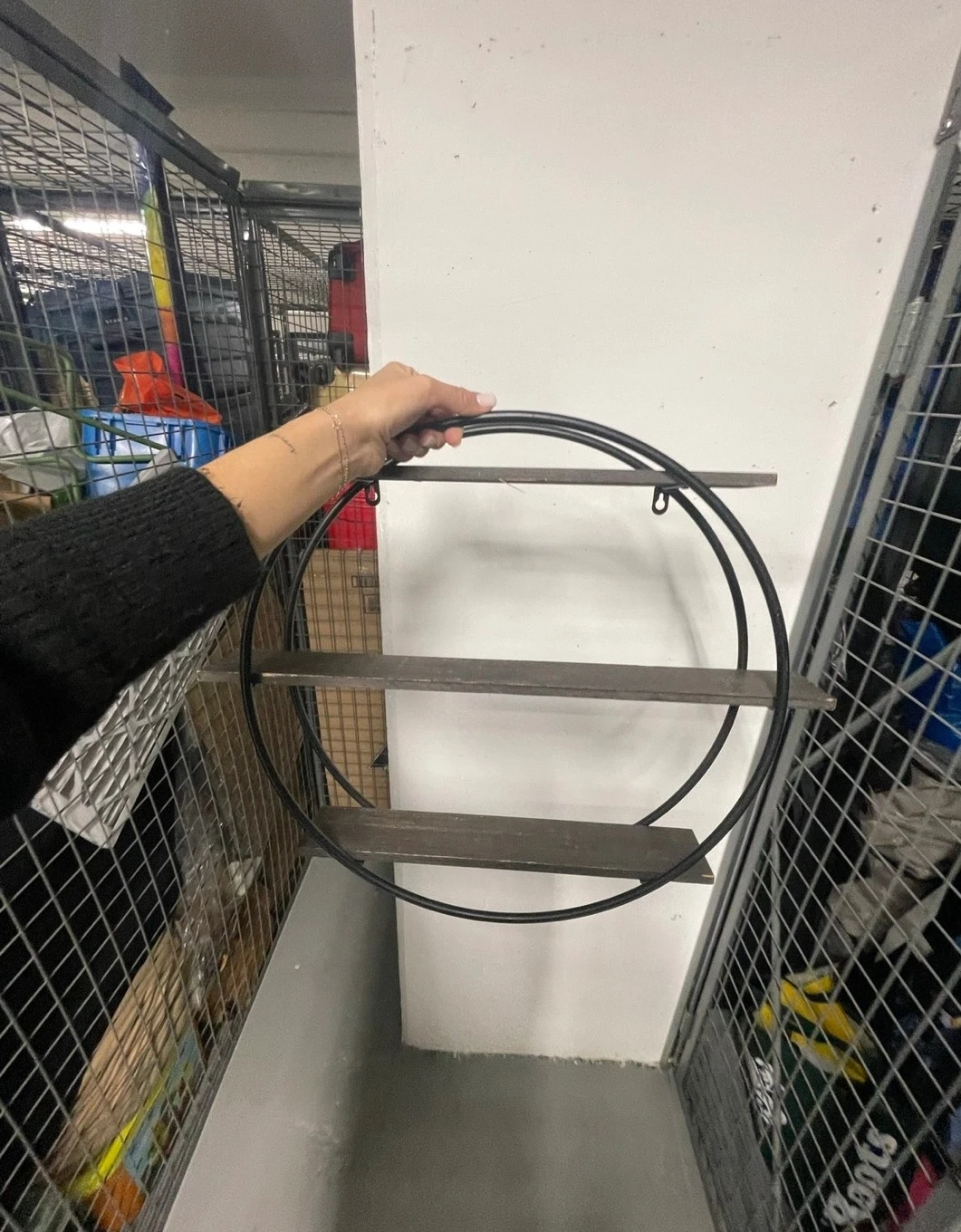 Round Wall Shelf with 3 Tiers - photo 2