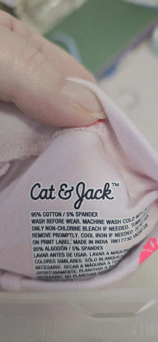 New! Cat & Jack Pink Butterfly Leggings Size 5T - photo 5