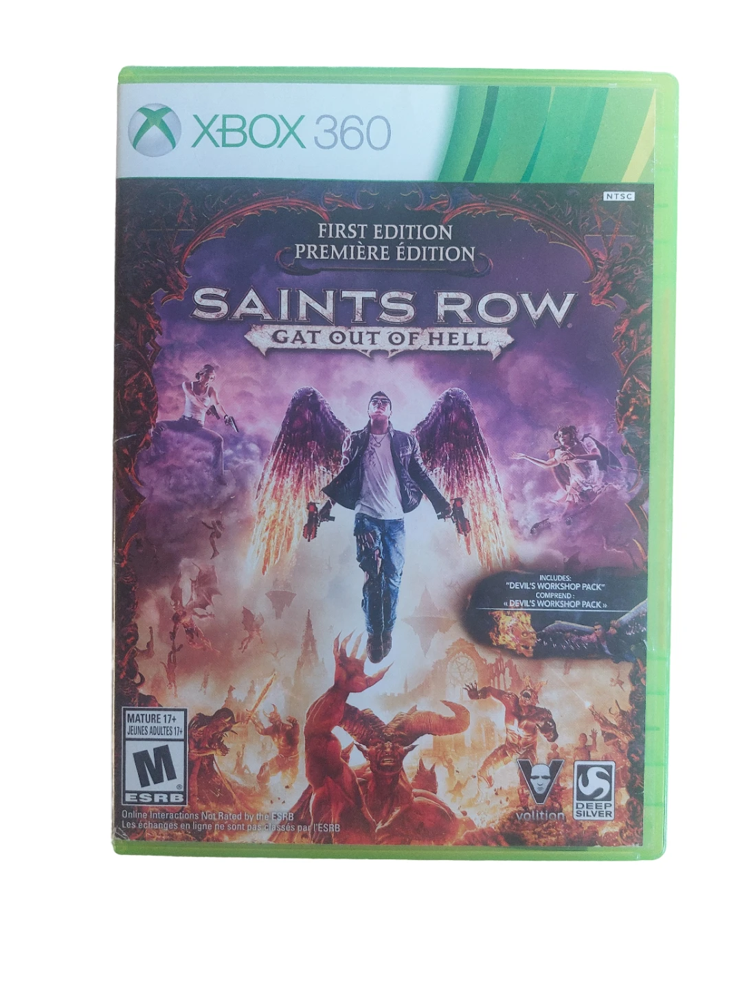 Saints Row Gat Out of Hell Xbox 360 First Edition