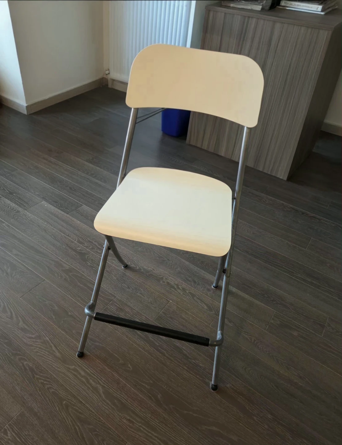 IKEA FRANKLIN Bar Stool with Backrest, White - photo 4