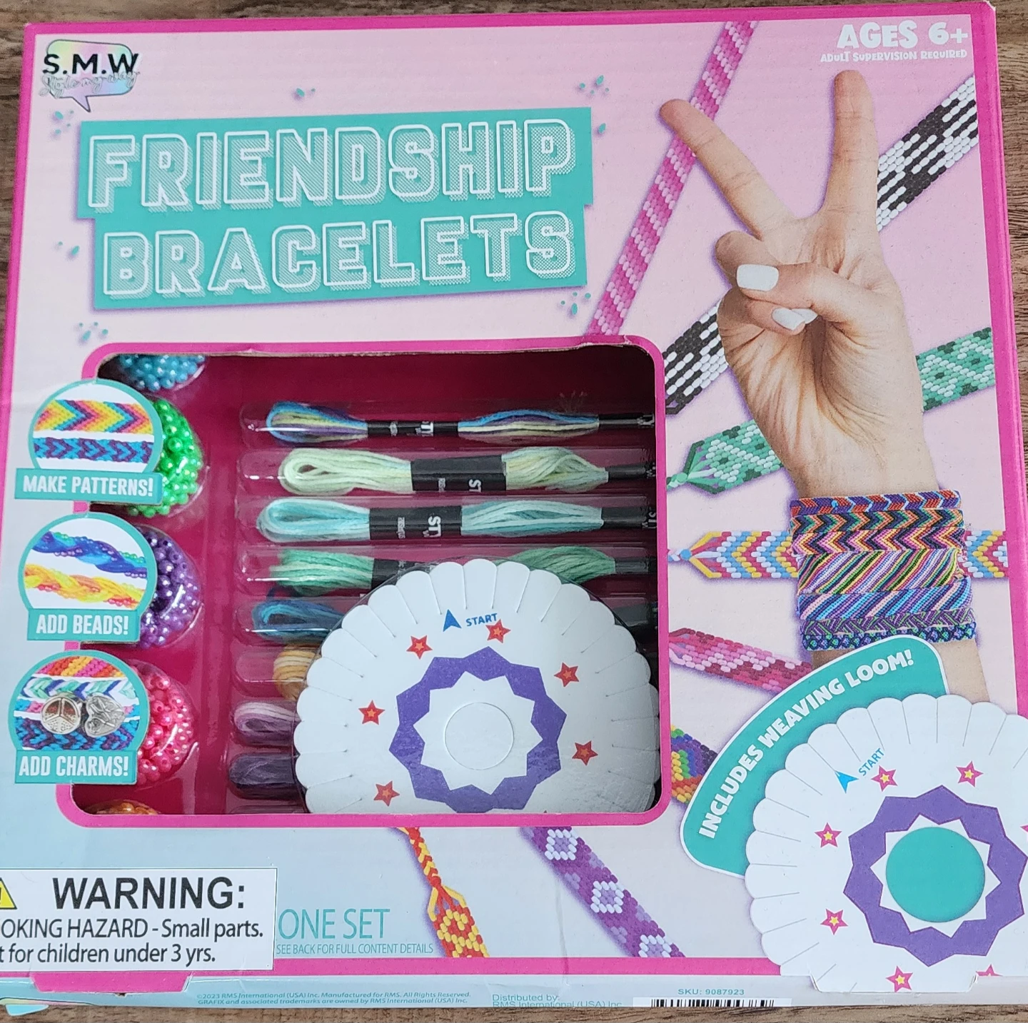S.M.W Friendship Bracelets Making Kit with Weaving Loom