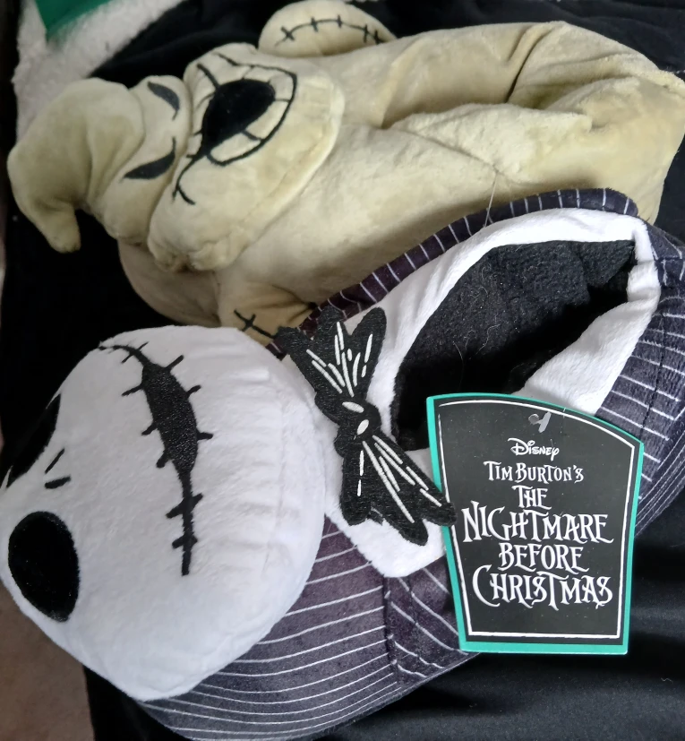 🏆 Jack Skellington & Bogie Slippers S/M - photo 3