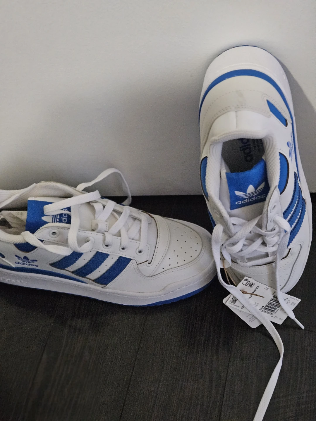 Adidas Forum Low White Blue Sneakers
