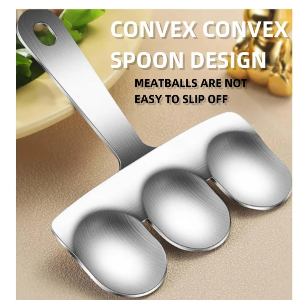 Meatball Scoop Ball Maker Tool, 304 Stainless Steel - photo 5