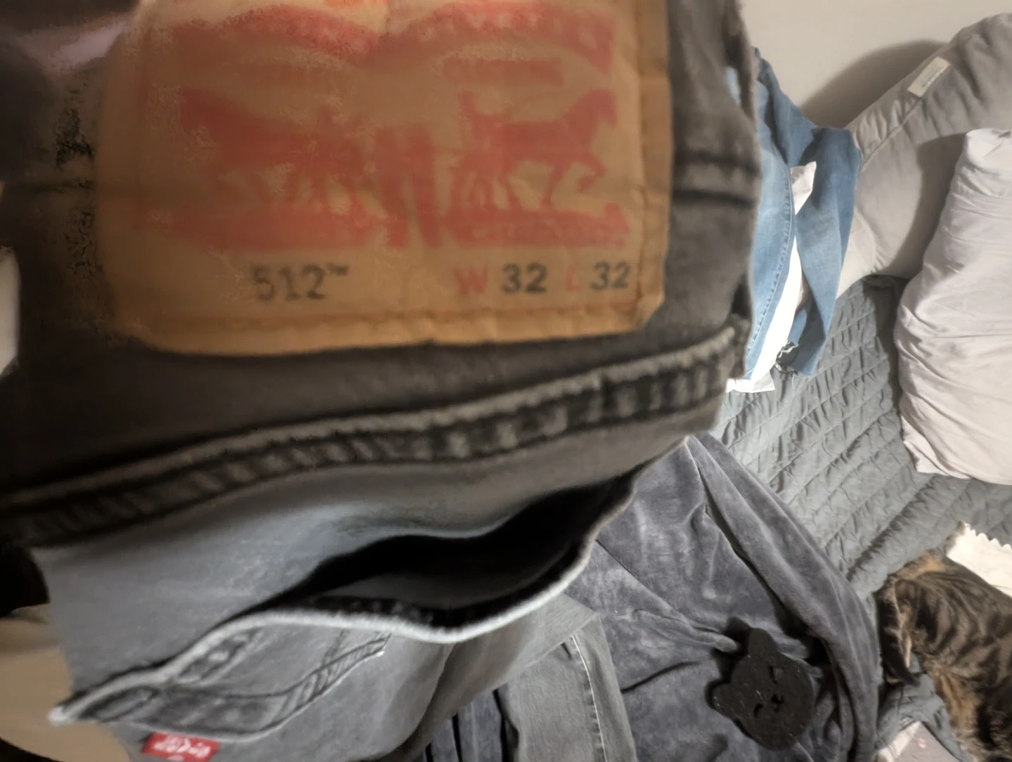 Levi's 512 Grey Jeans W32 L32 - photo 2