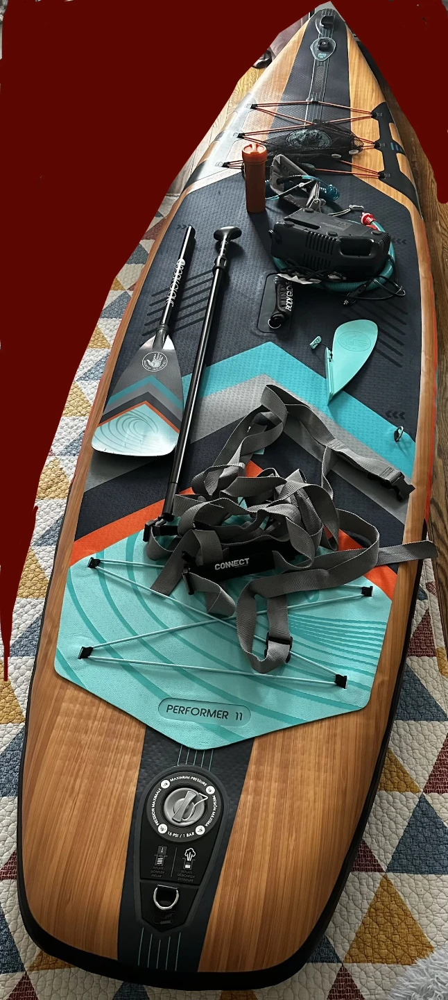 Body Glove Performer 11 Inflatable Stand Up Paddleboard Package