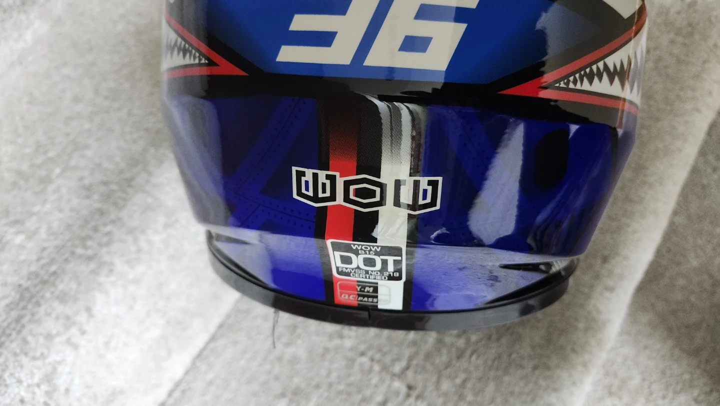 WOW B15 Youth Motorcycle Helmet - DOT Certified - photo 2