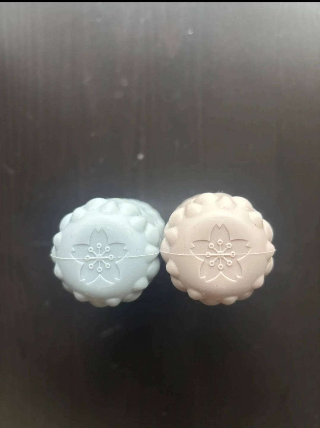 Set of 2 Travel Bottles - 100ml Blue & Beige - photo 2