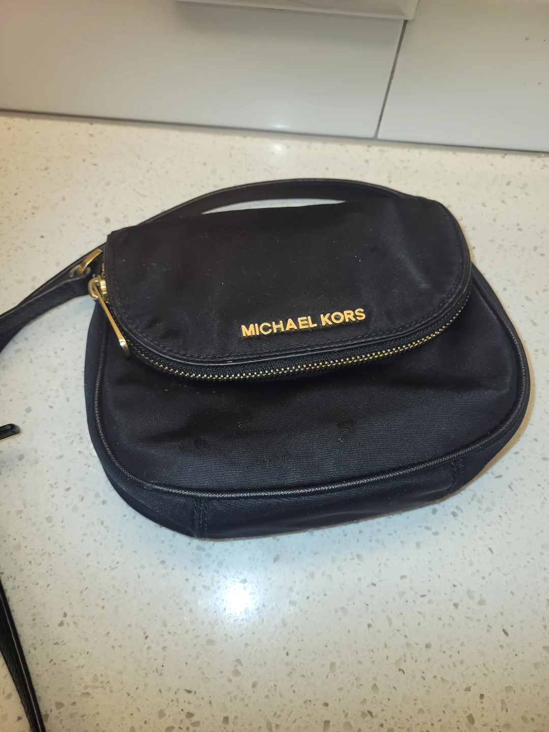 Michael Kors Black Nylon Crossbody Bag