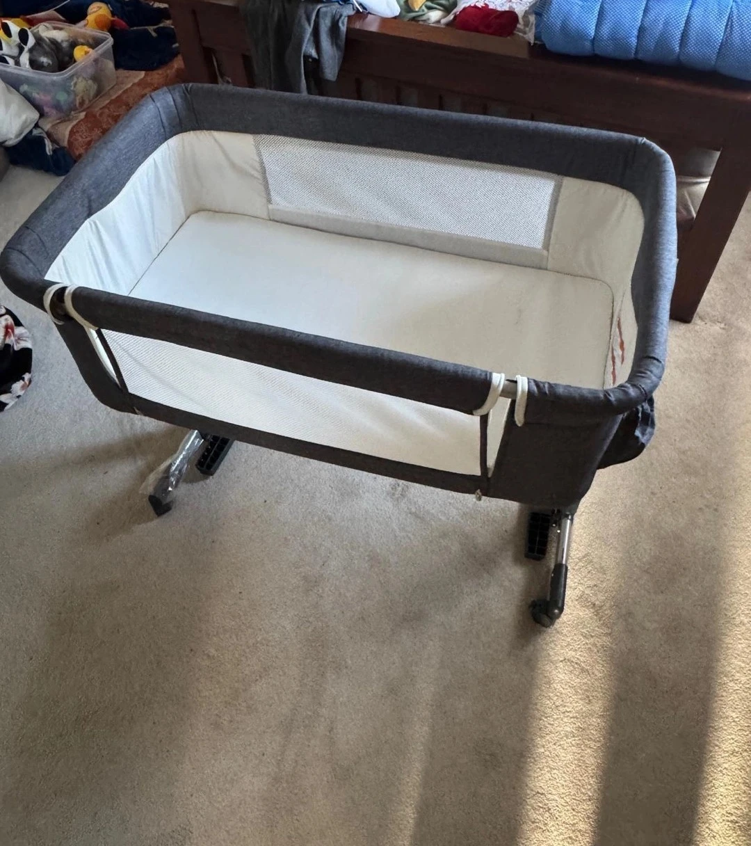 Multifunctional Baby Crib with Mosquito Net