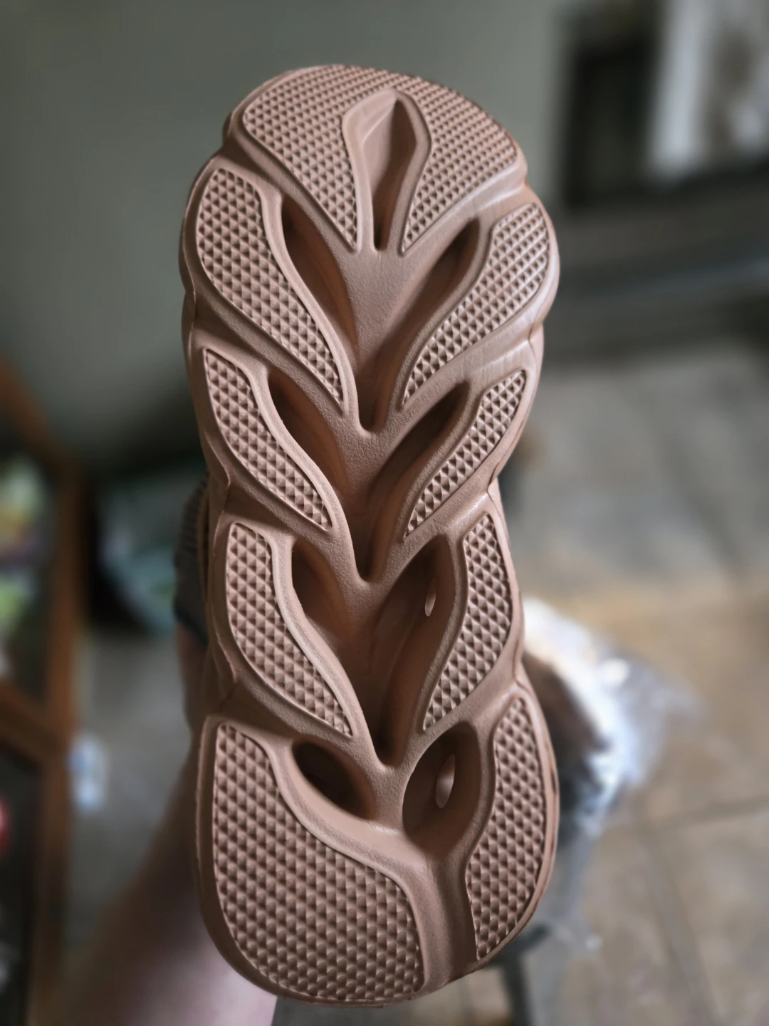 Brown and Blue Knit Athletic Shoes Size 40 - photo 4