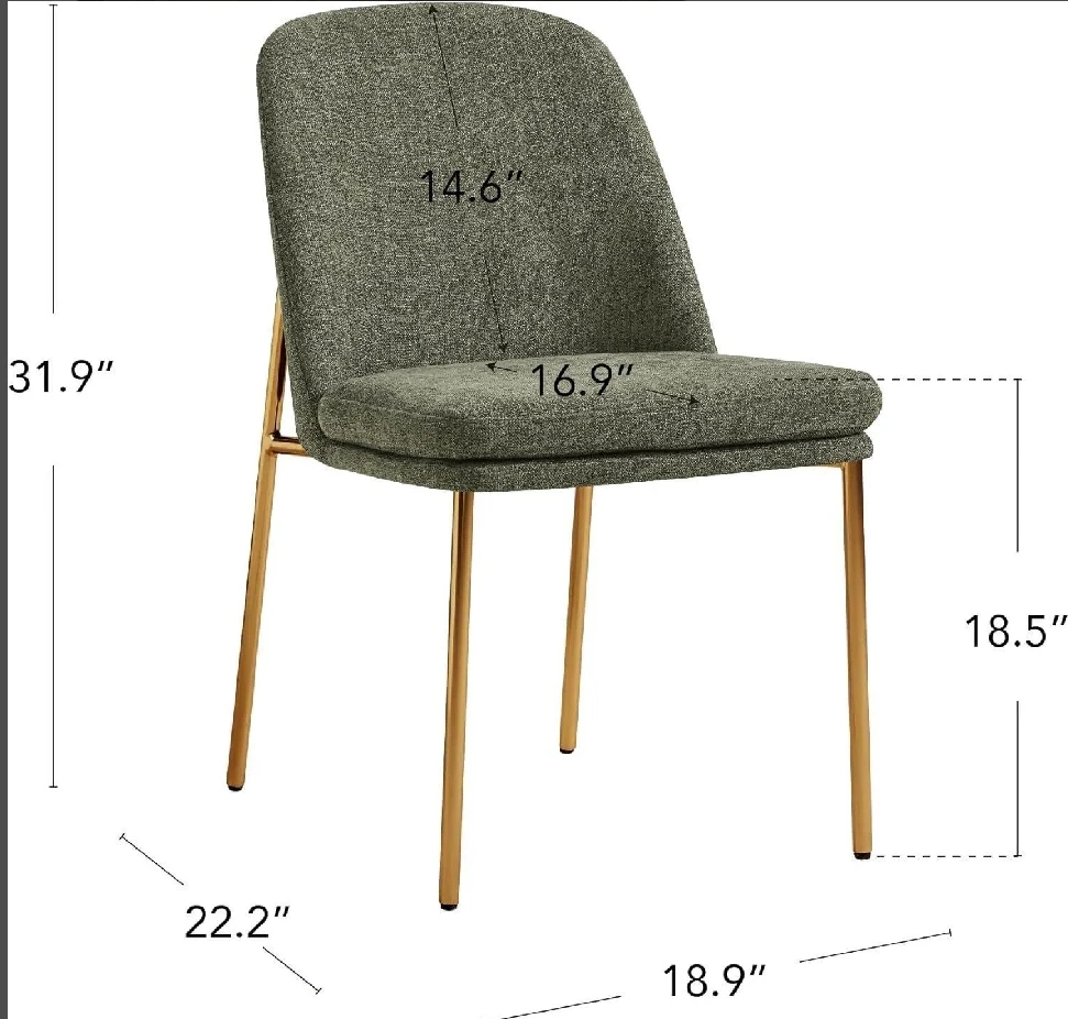 Green Dining Chairs - Set of 3 - photo 4