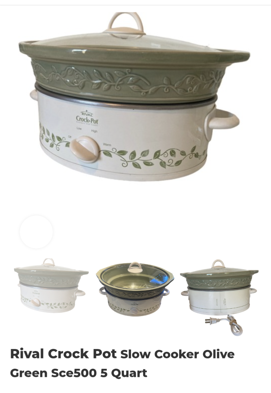 Rival Crock-Pot 5 Quart Slow Cooker - Olive Green - photo 5
