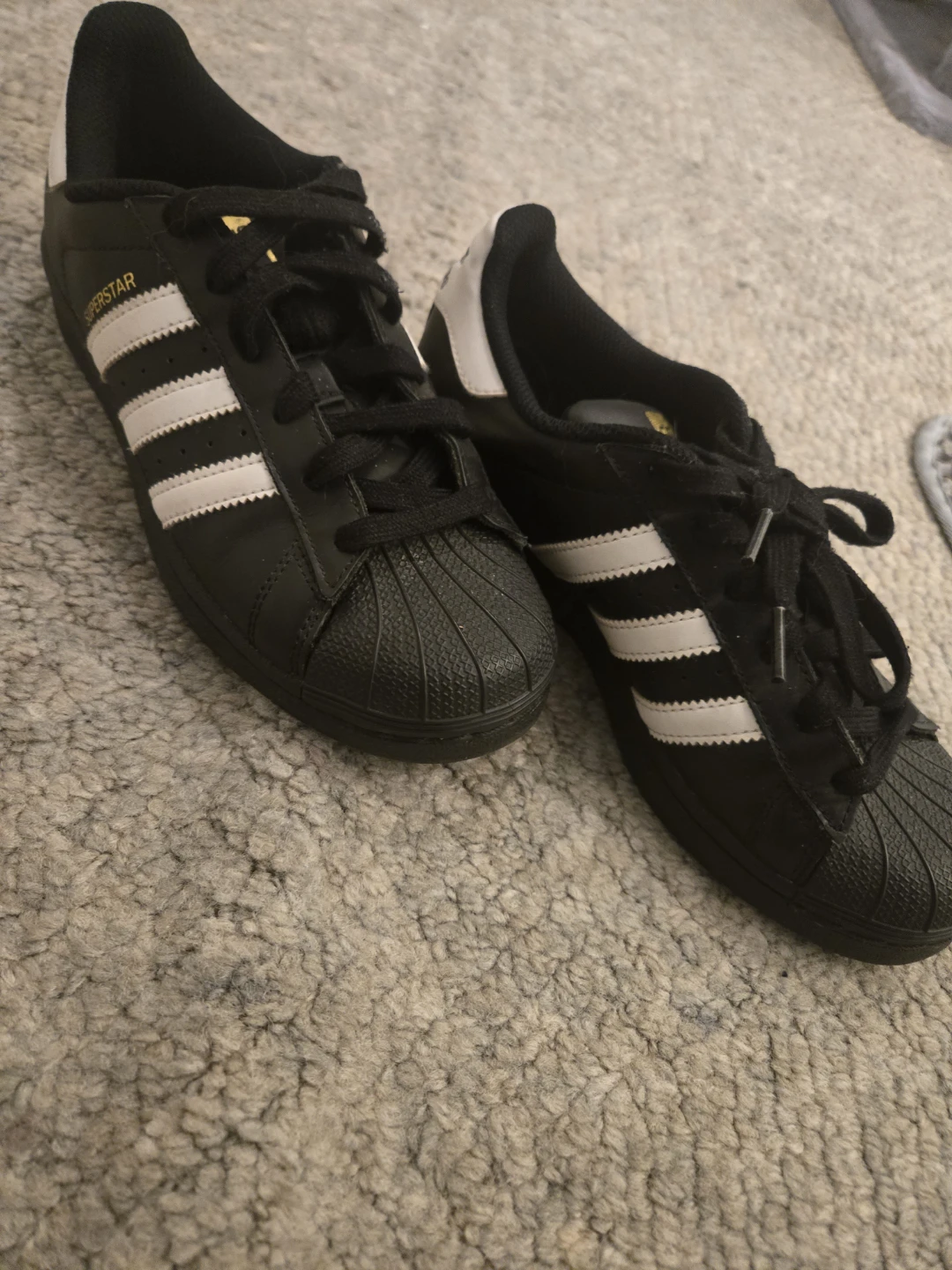 Adidas Superstar Shoes Black White - photo 2