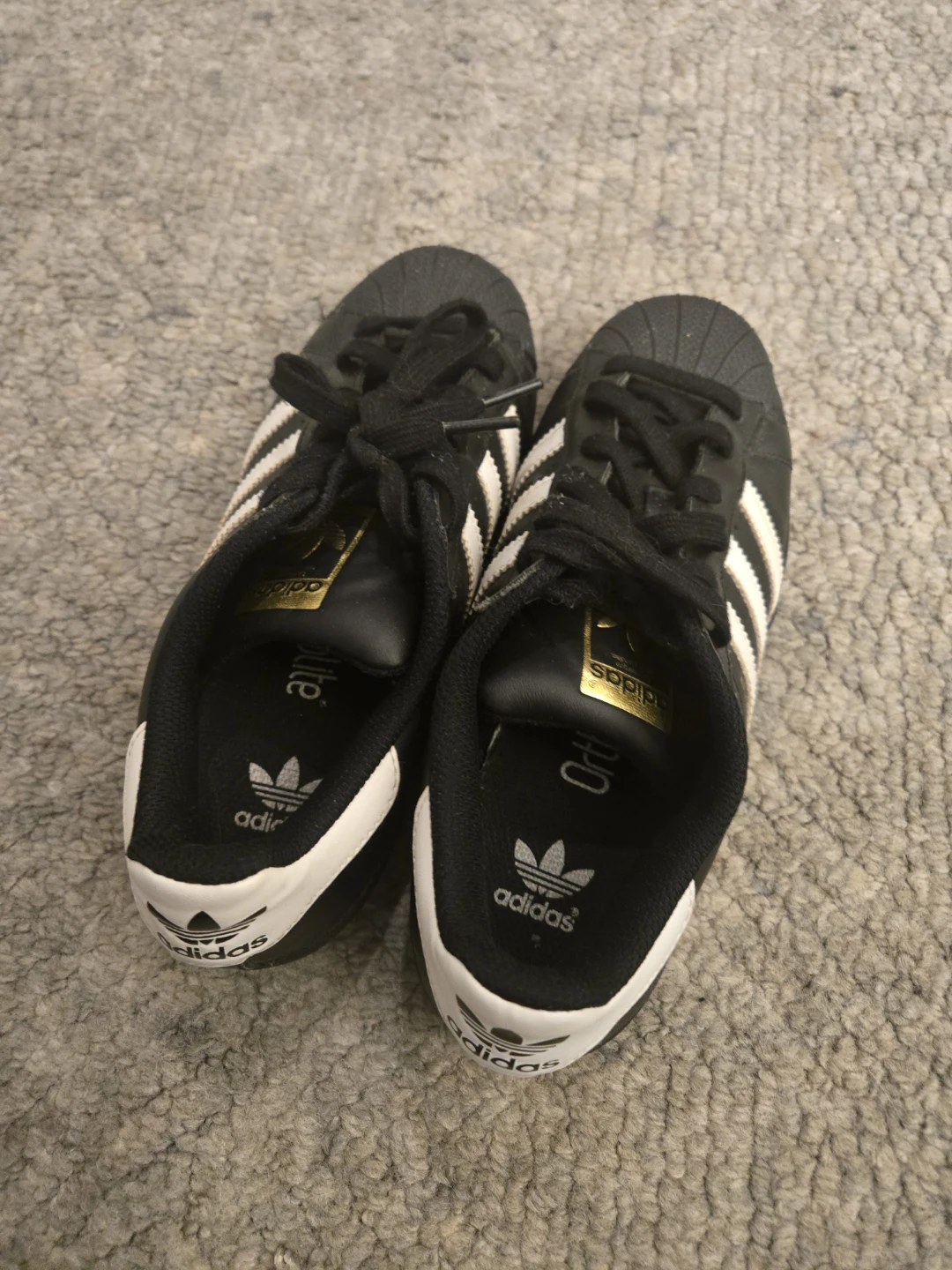 Adidas Superstar Shoes Black White