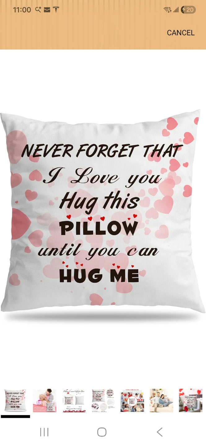 Decorative Pillow Cover - valentine's gift