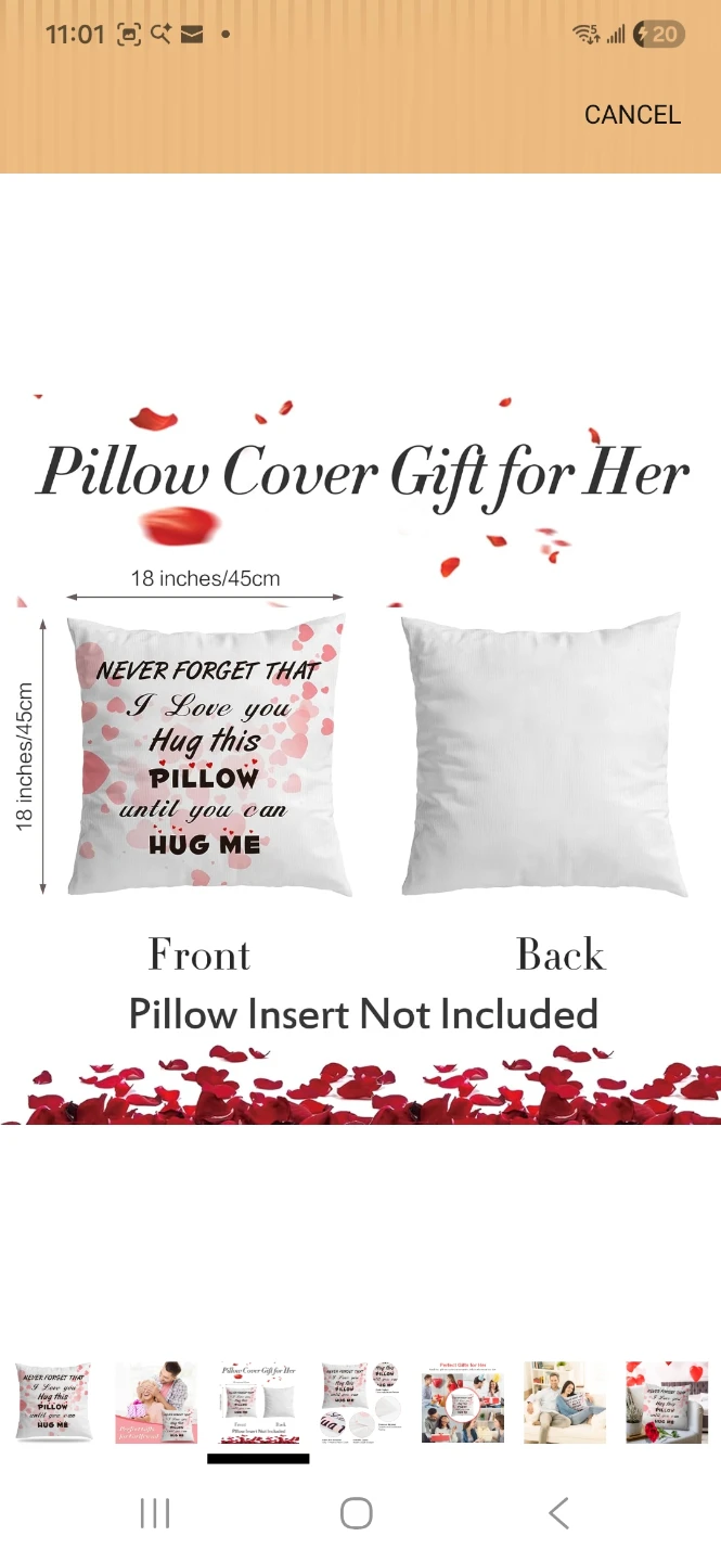 Decorative Pillow Cover - valentine's gift - photo 3