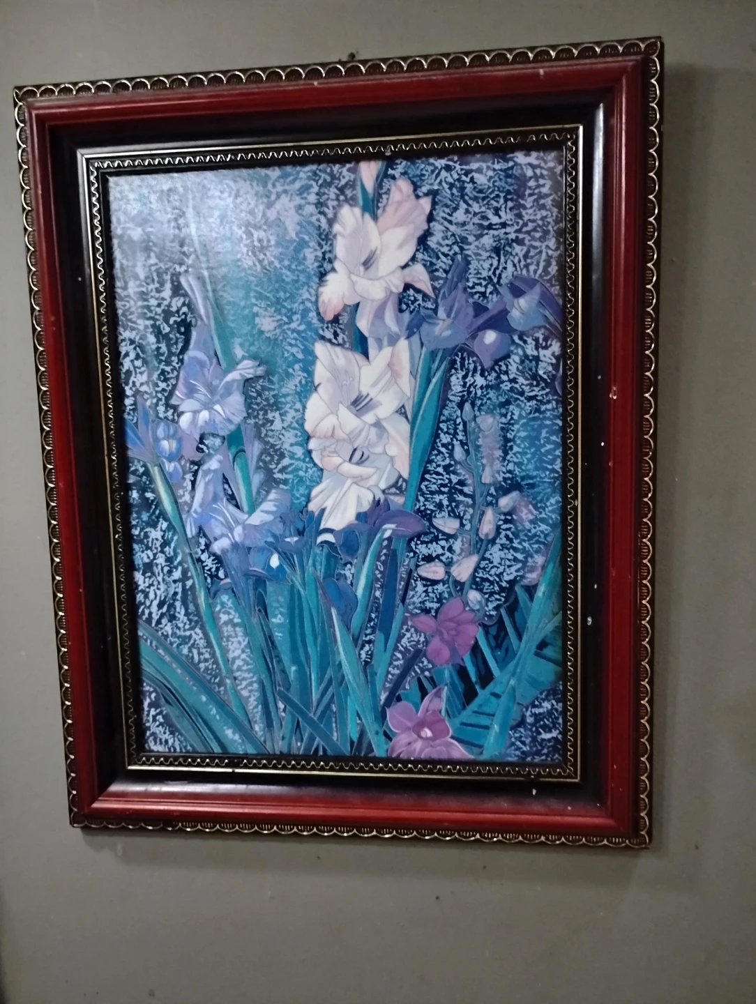 Framed Floral Artwork