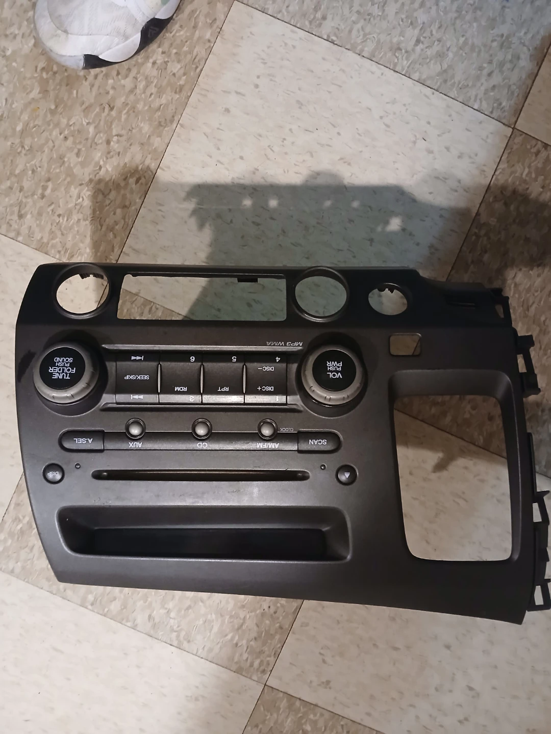 Honda Civic Dashboard Radio Bezel Trim Panel 2006-2011