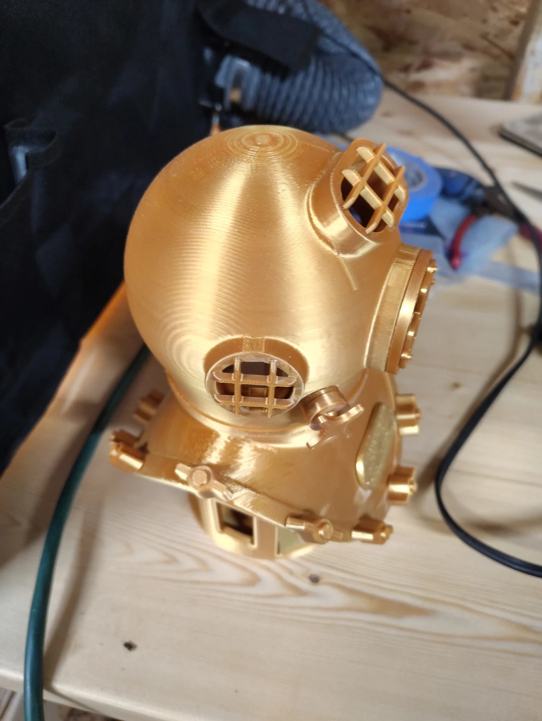 3D Printed Diving Helmet Replica - photo 3