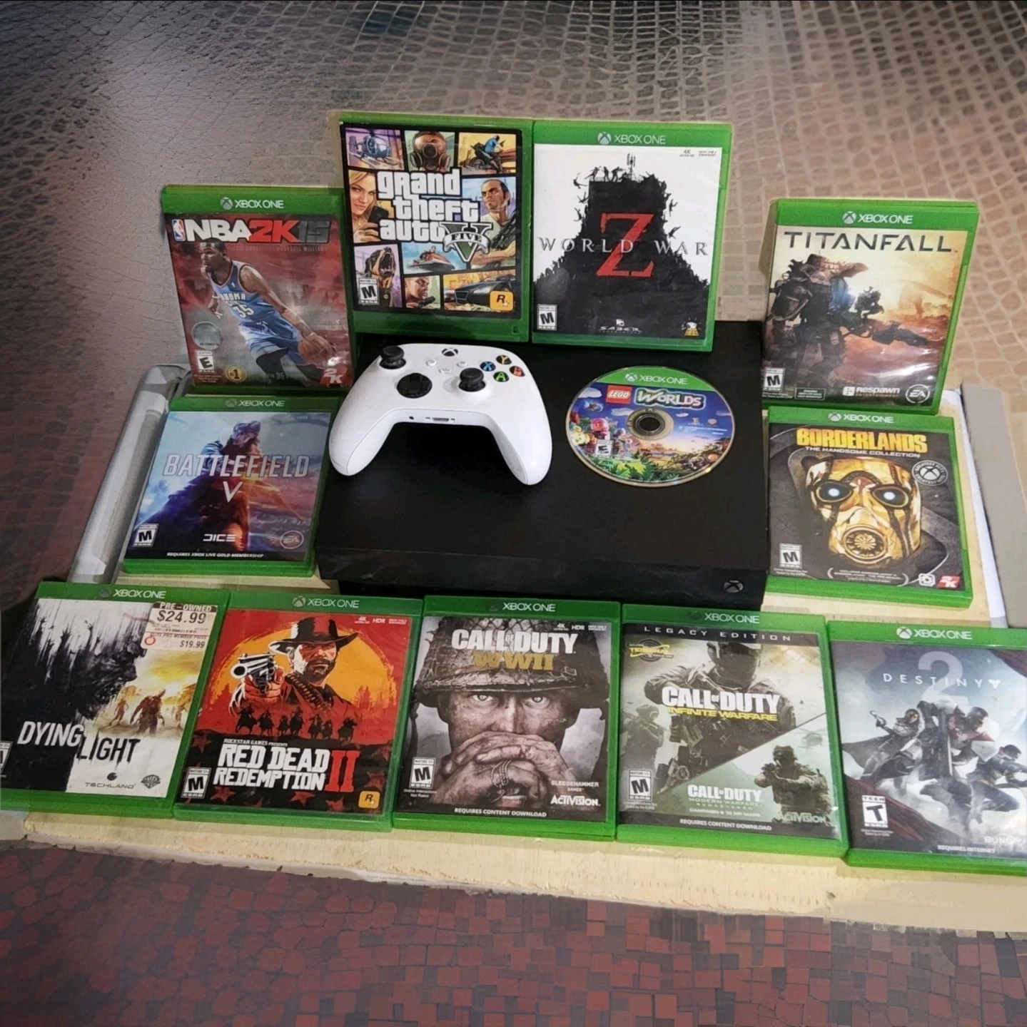 Xbox One X slim Disk bundle 1TXB 12 games,Call of Duty Grand 🥕