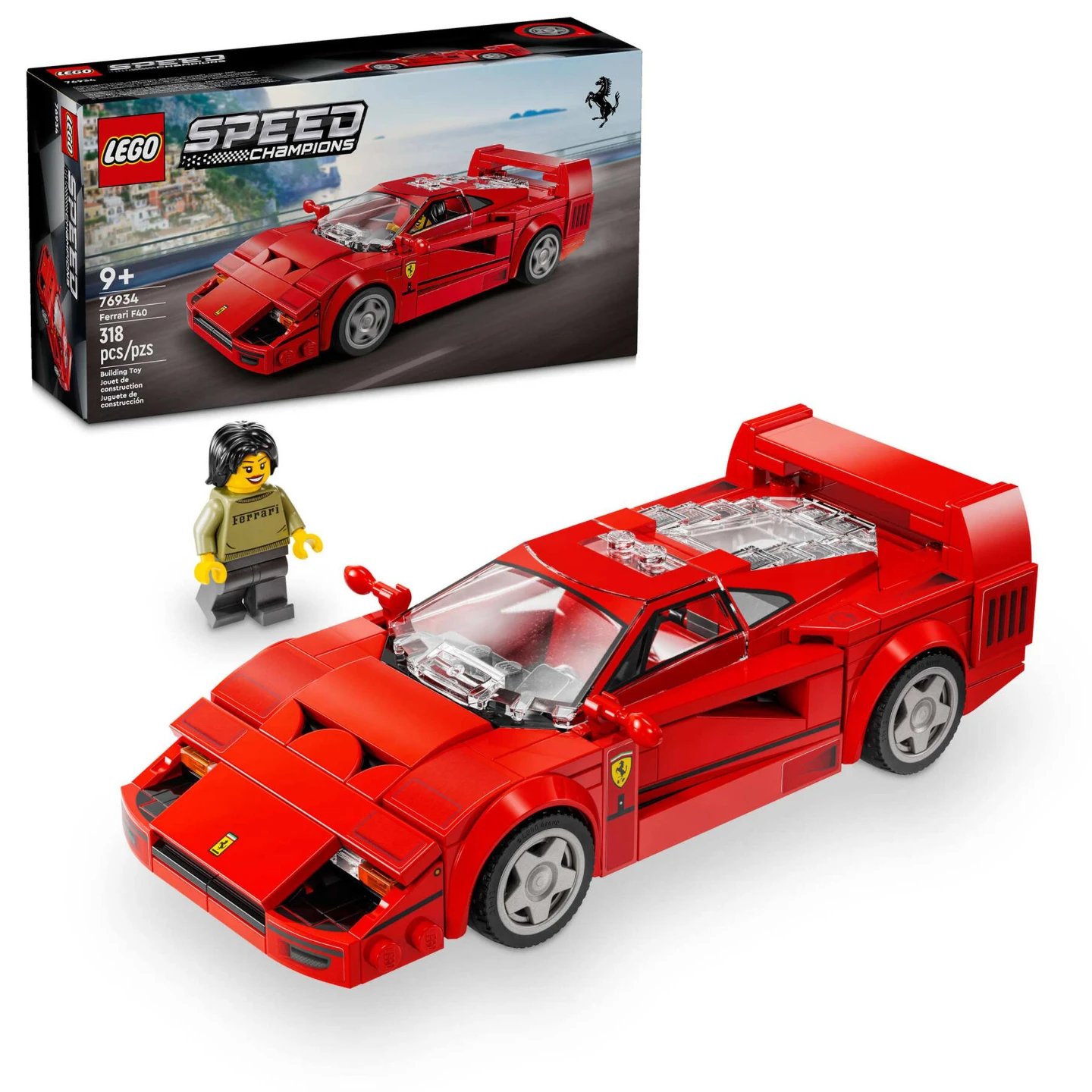 LEGO Speed Champions Ferrari F40 76934 Building Toy
