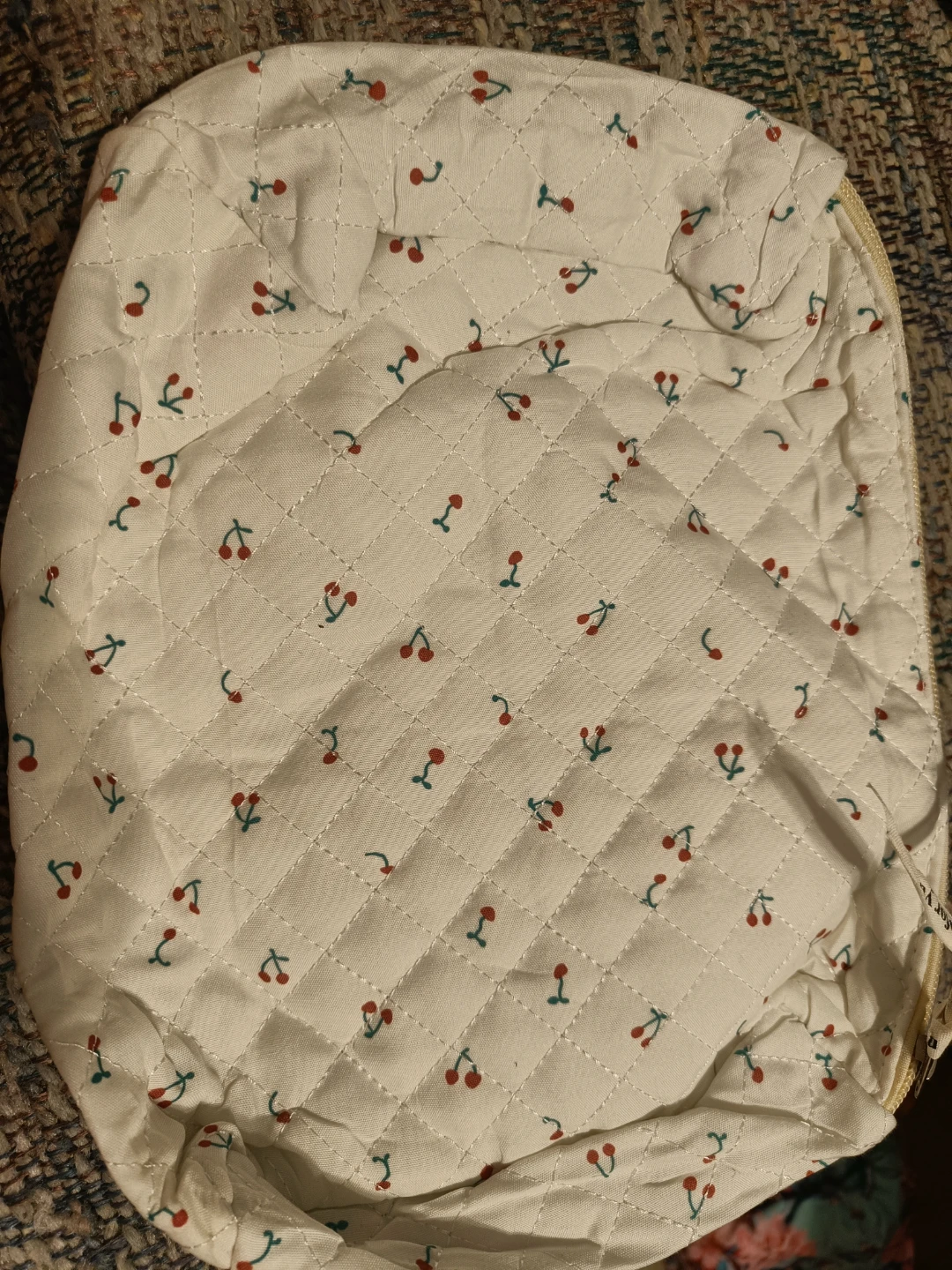Jolly House Quilted Cherry Cosmetic Bag - photo 2