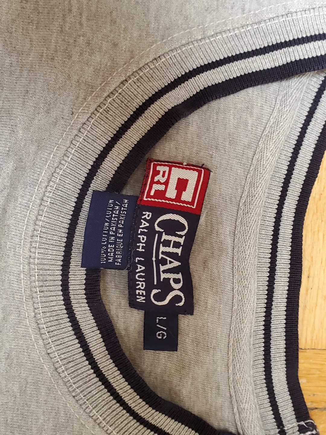 Chaps Ralph Lauren Long Sleeve Sweatshirt L/G - photo 2