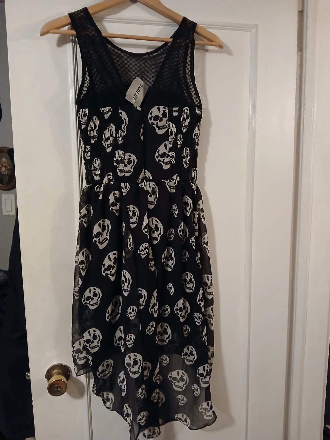 Hot Topic Skull Print Dress - Size Medium - photo 2