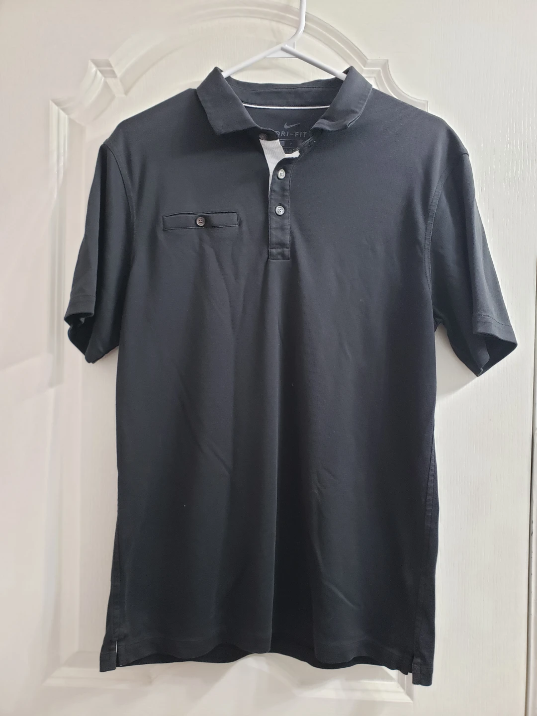 Nike Dri-FIT Polo Shirt - Black - Size Small